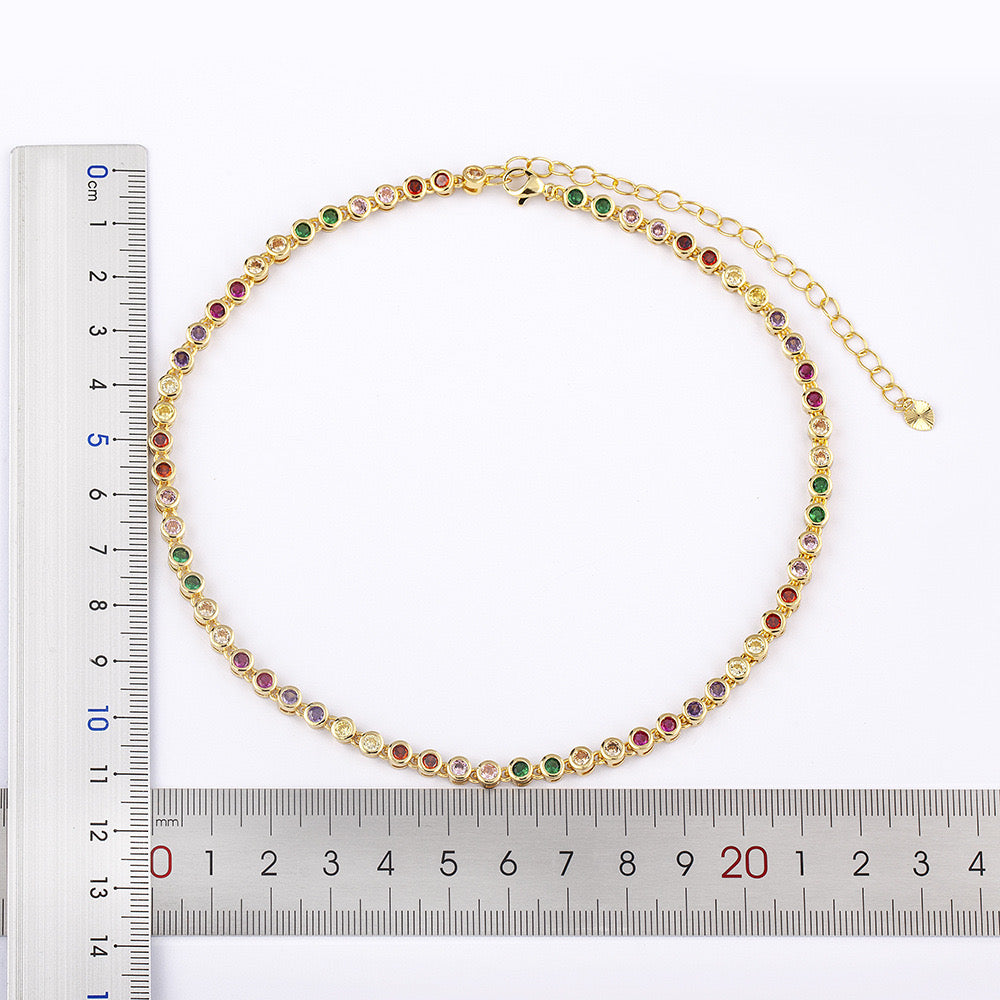 Aurora Tennis Necklace