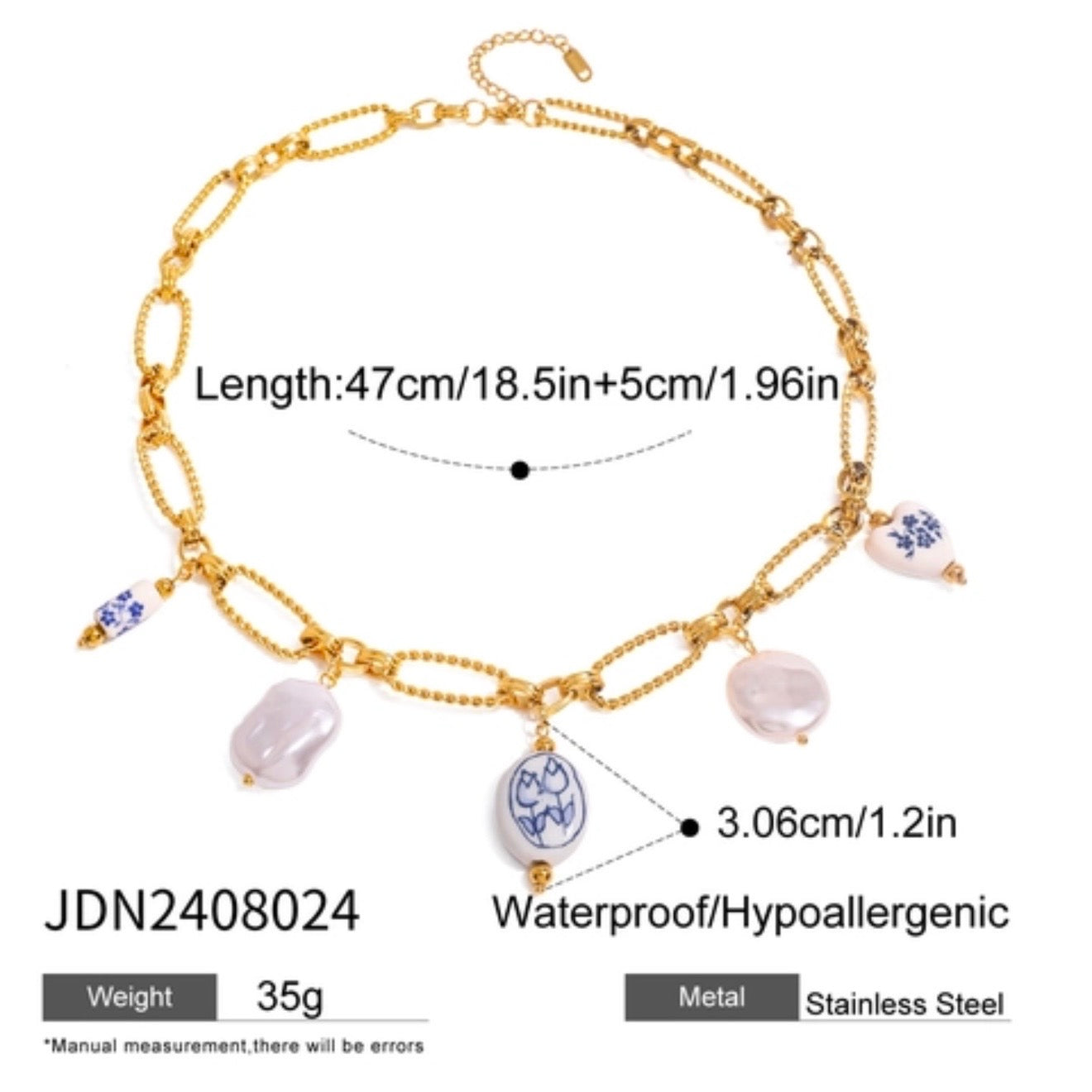 Mykonos Charm Necklace