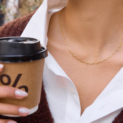 Wave Chain Necklace