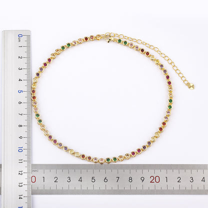 Aurora Tennis Necklace