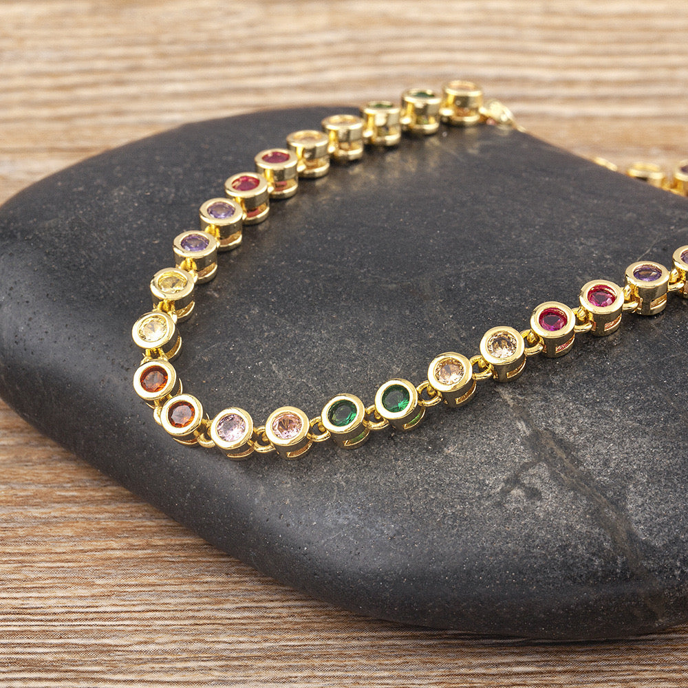 Aurora Tennis Necklace