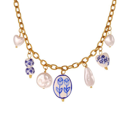 Santorini Charm Necklace