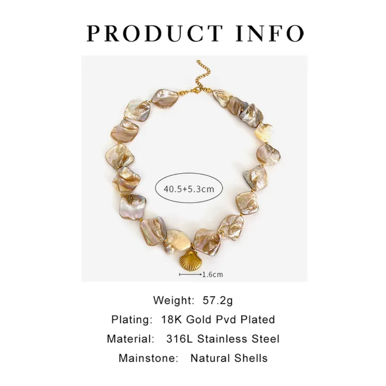 Shell Choker Necklace