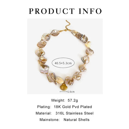 Shell Choker Necklace