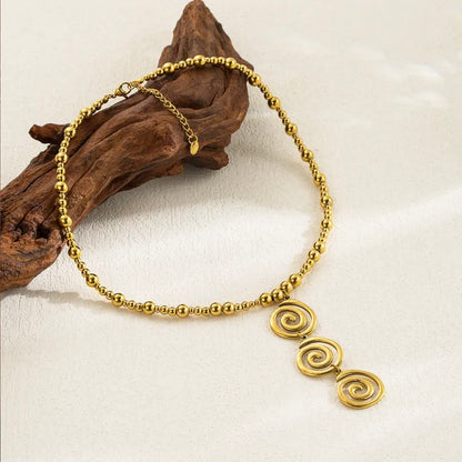 Twirl Charm Necklace
