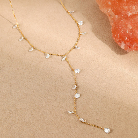 Crystal Drop Necklace