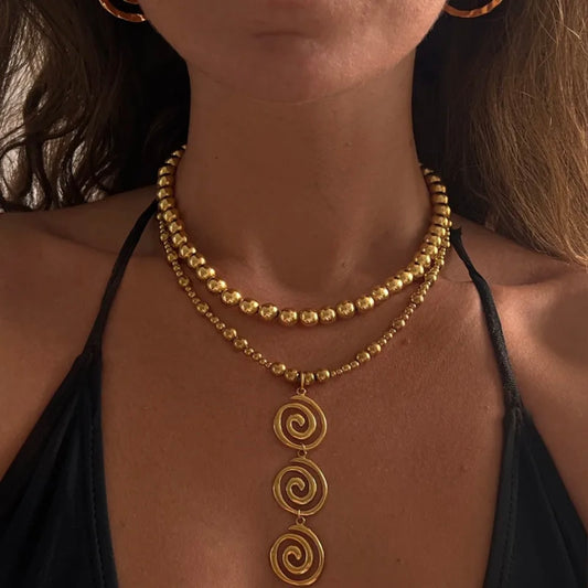 Twirl Charm Necklace