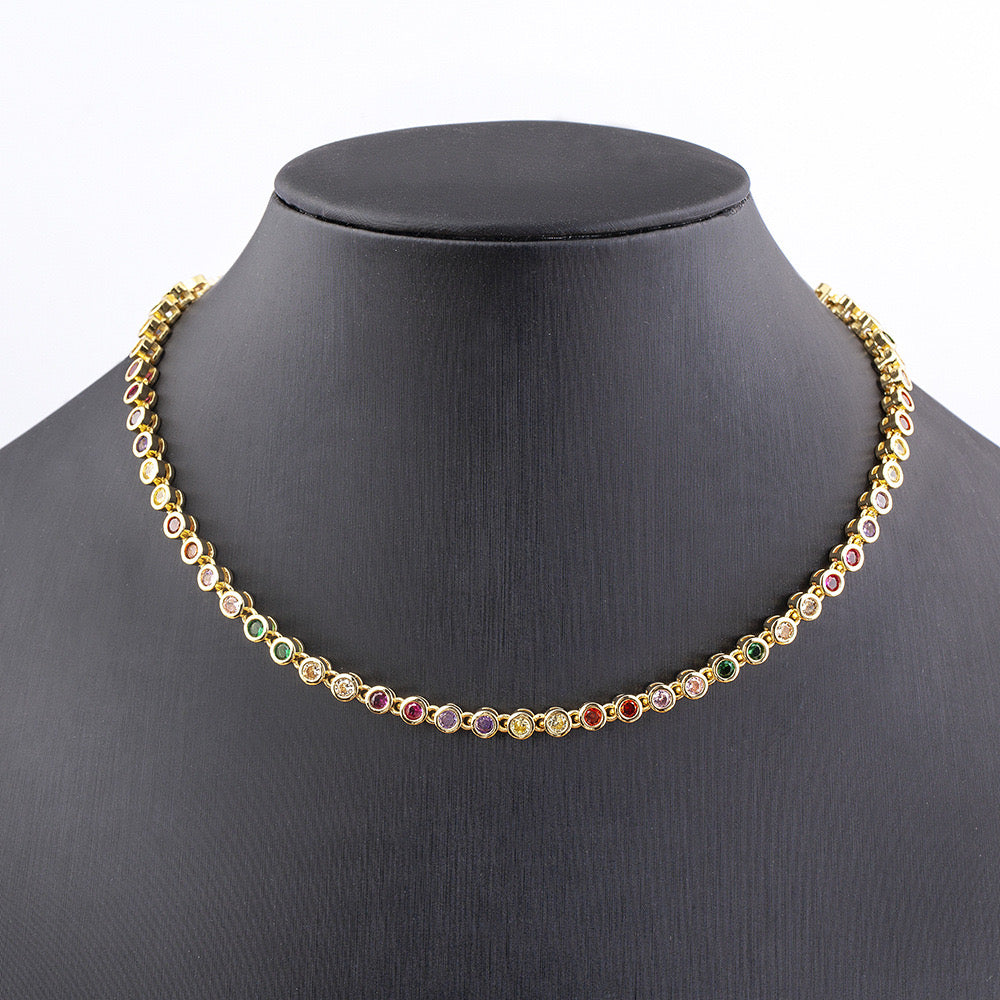 Aurora Tennis Necklace