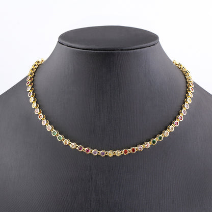 Aurora Tennis Necklace