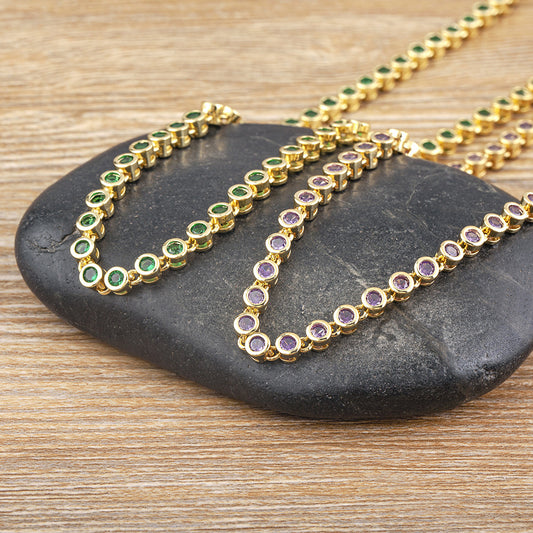 Aurora Tennis Necklace