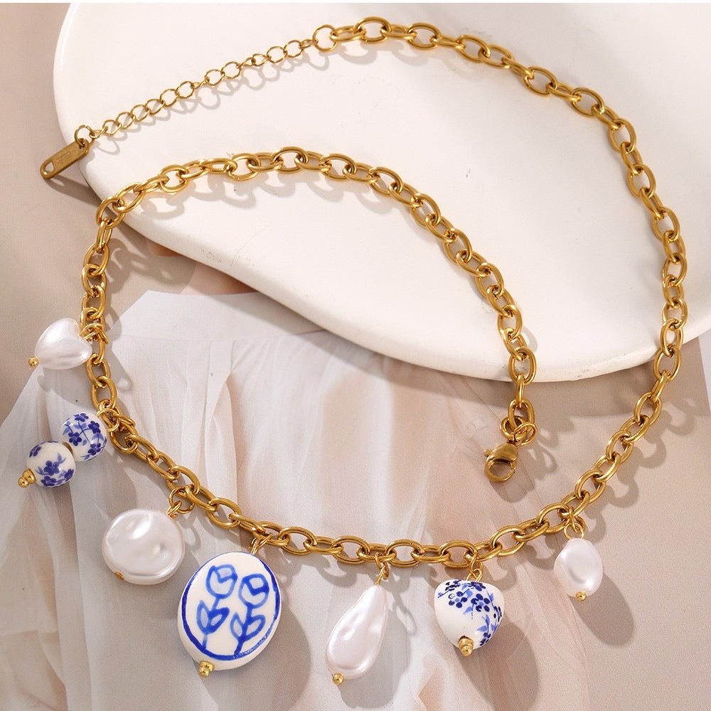 Santorini Charm Necklace