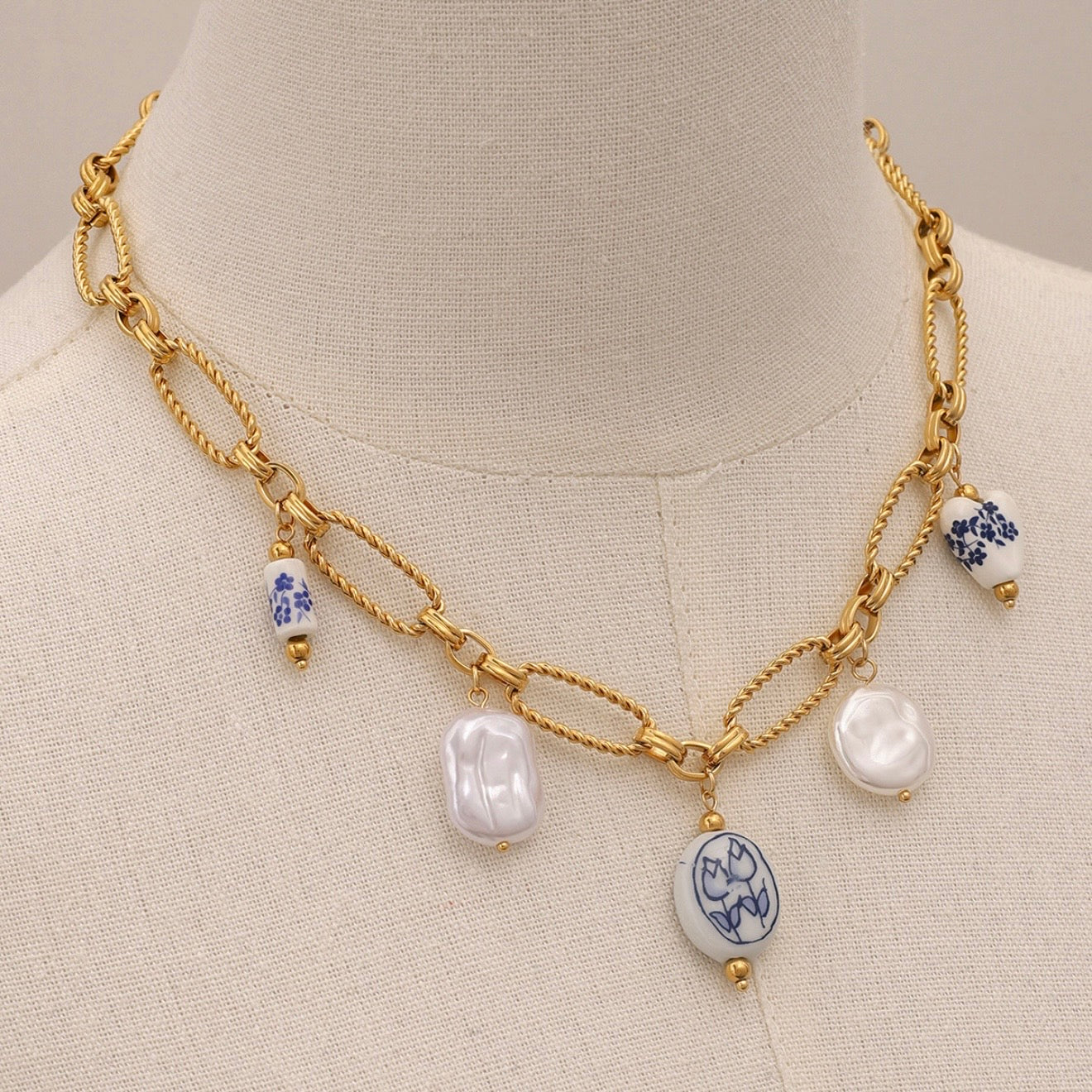 Mykonos Charm Necklace