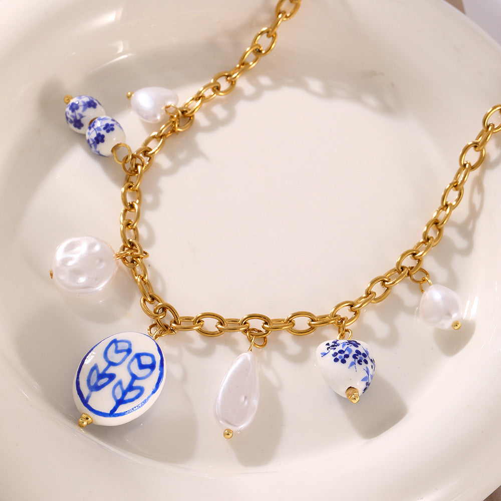 Santorini Charm Necklace