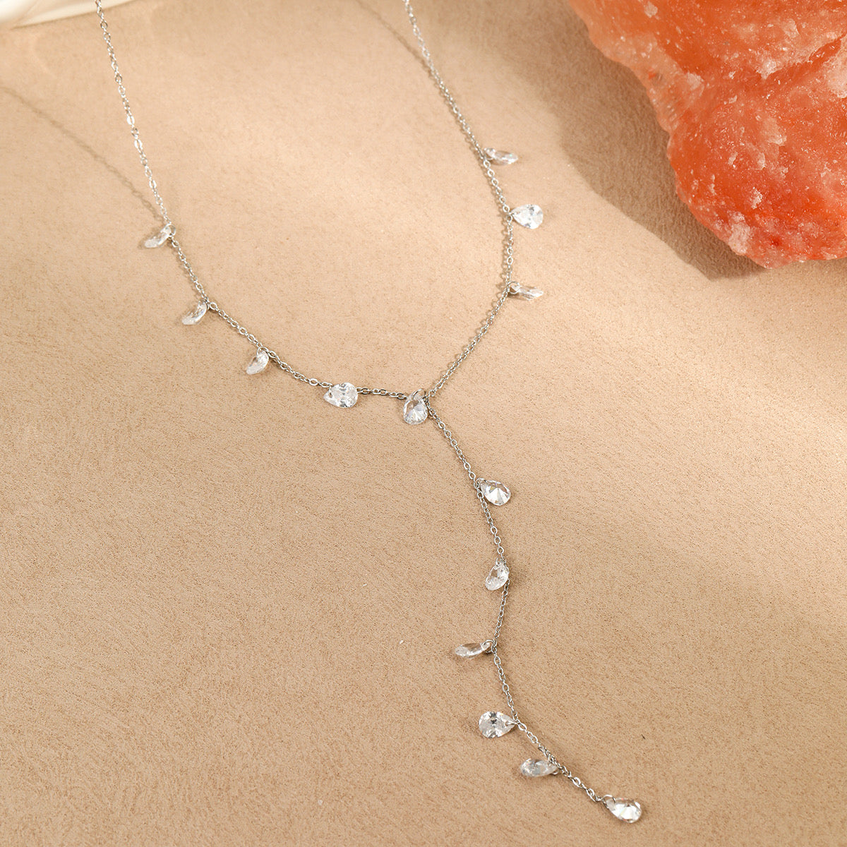 Crystal Drop Necklace