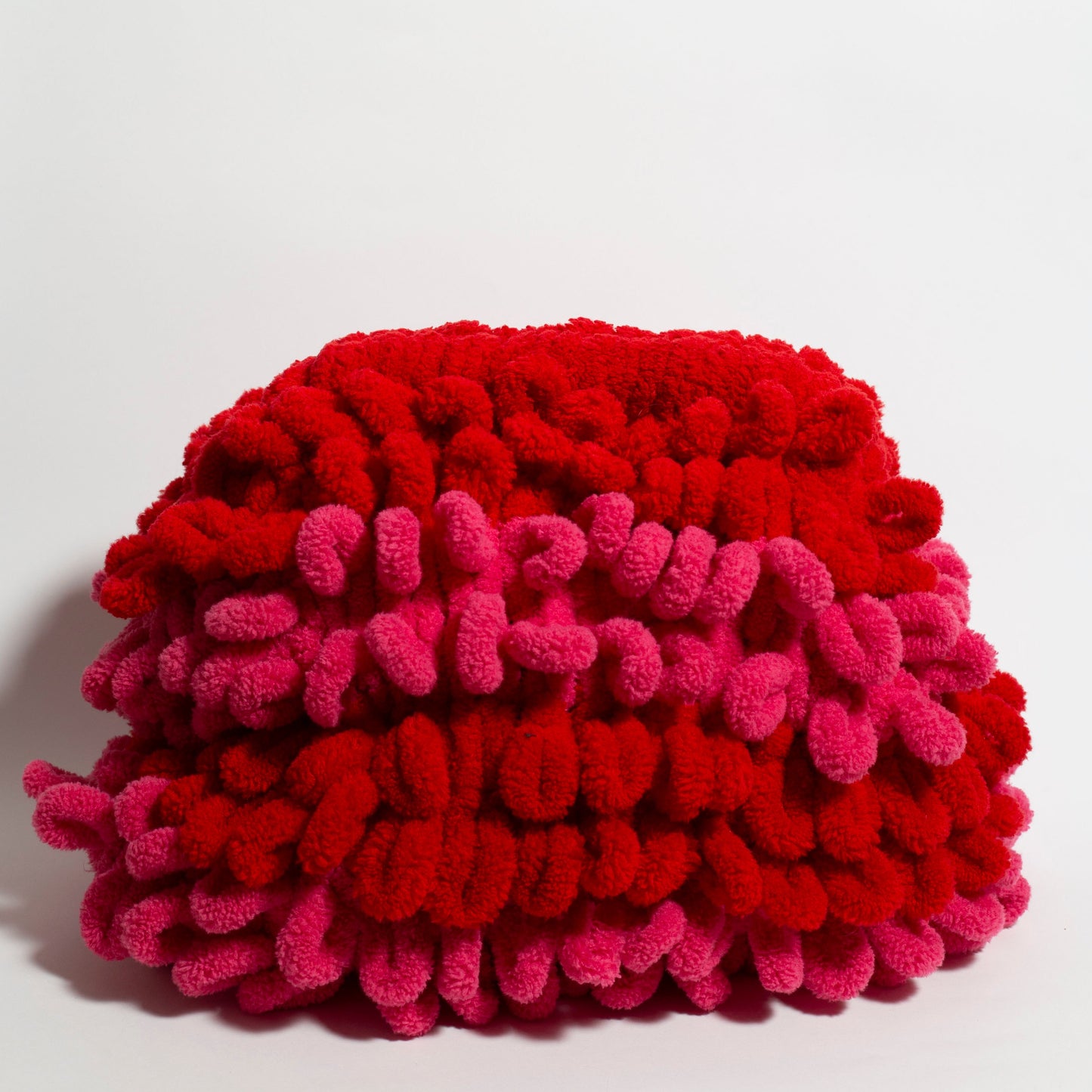 Raspberry Pink Puffy Bag