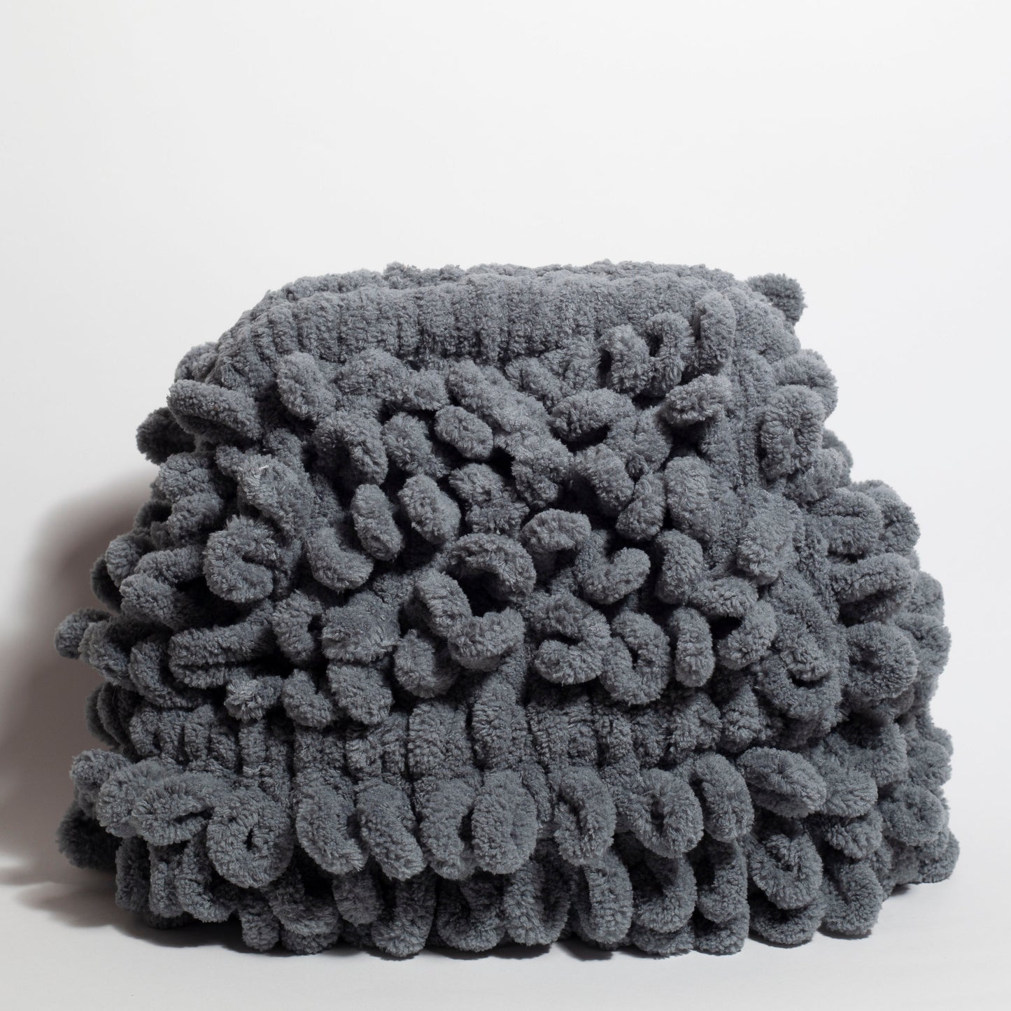 Charcoal Puffy Bag