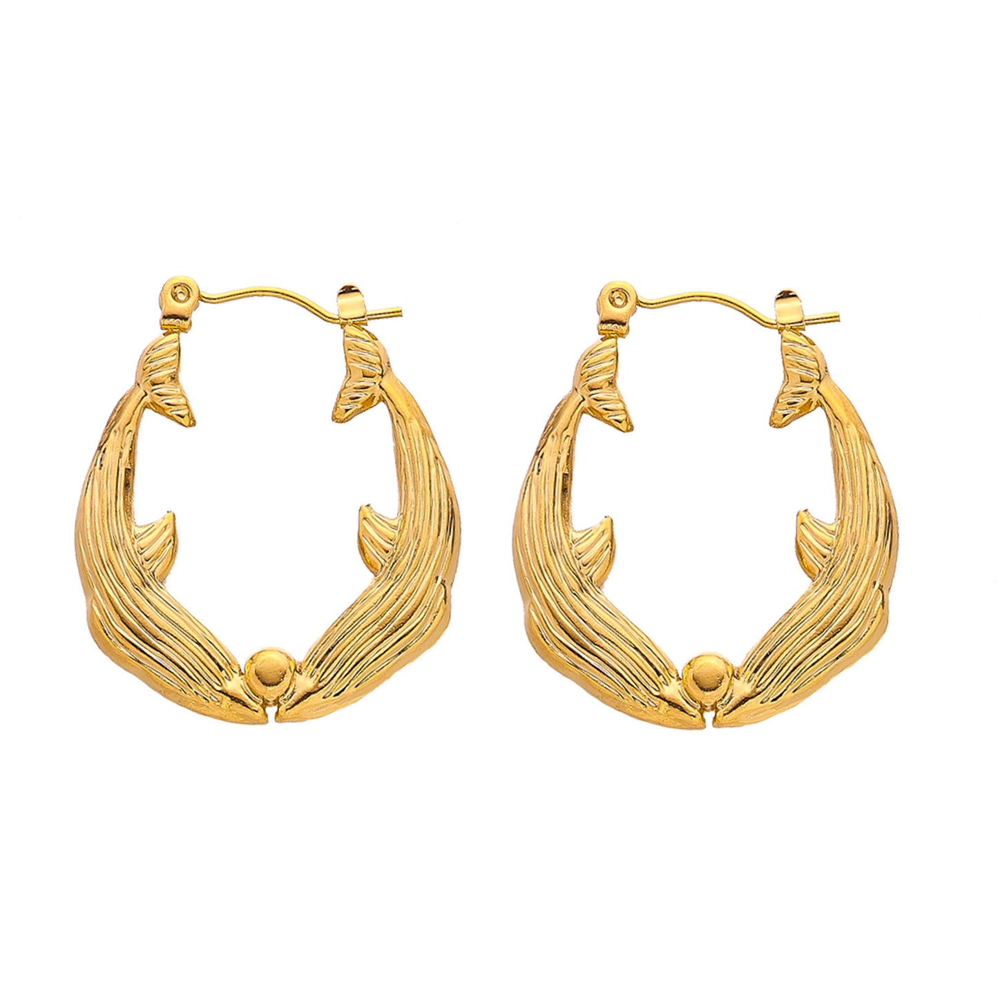 Golden Laurel Hoops ✨