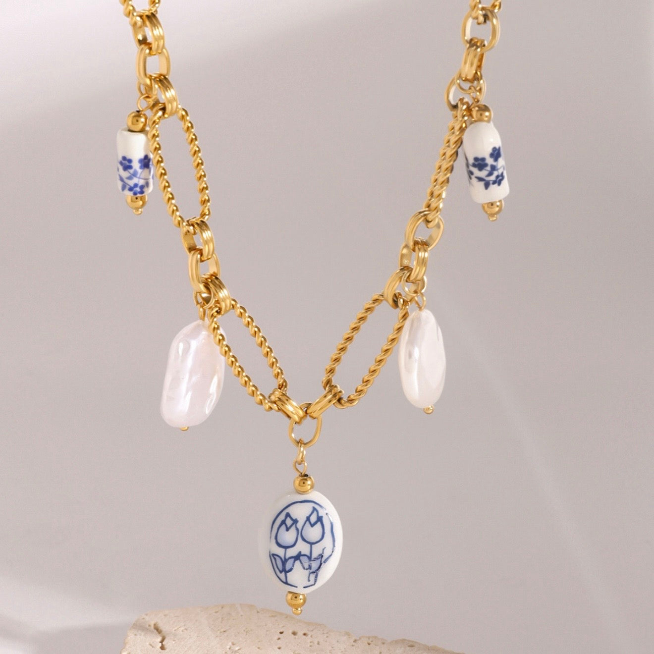 Mykonos Charm Necklace