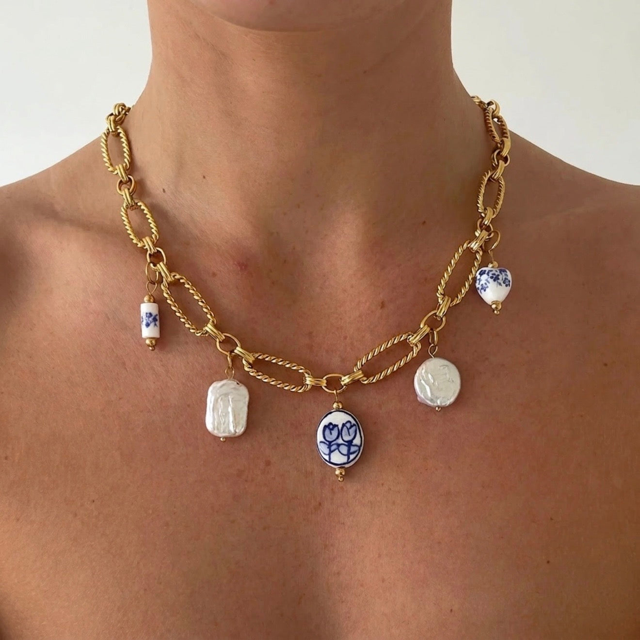 Mykonos Charm Necklace
