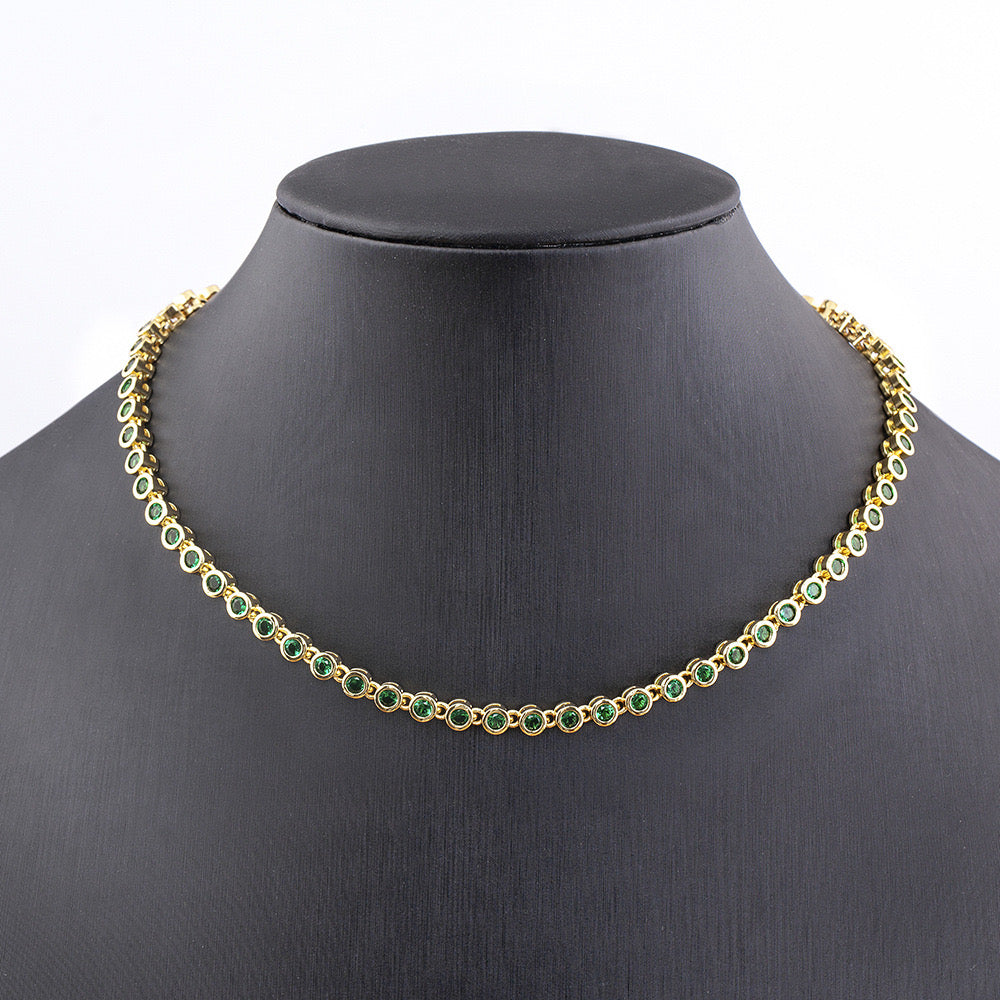Aurora Tennis Necklace
