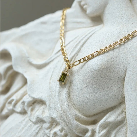 Olive Stone Necklace