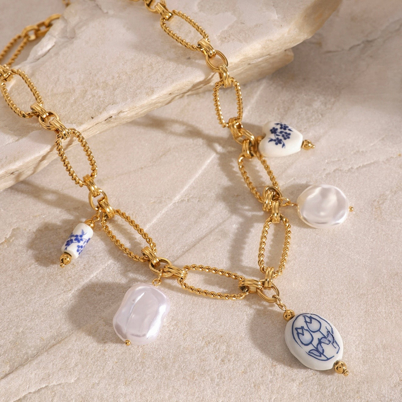 Mykonos Charm Necklace