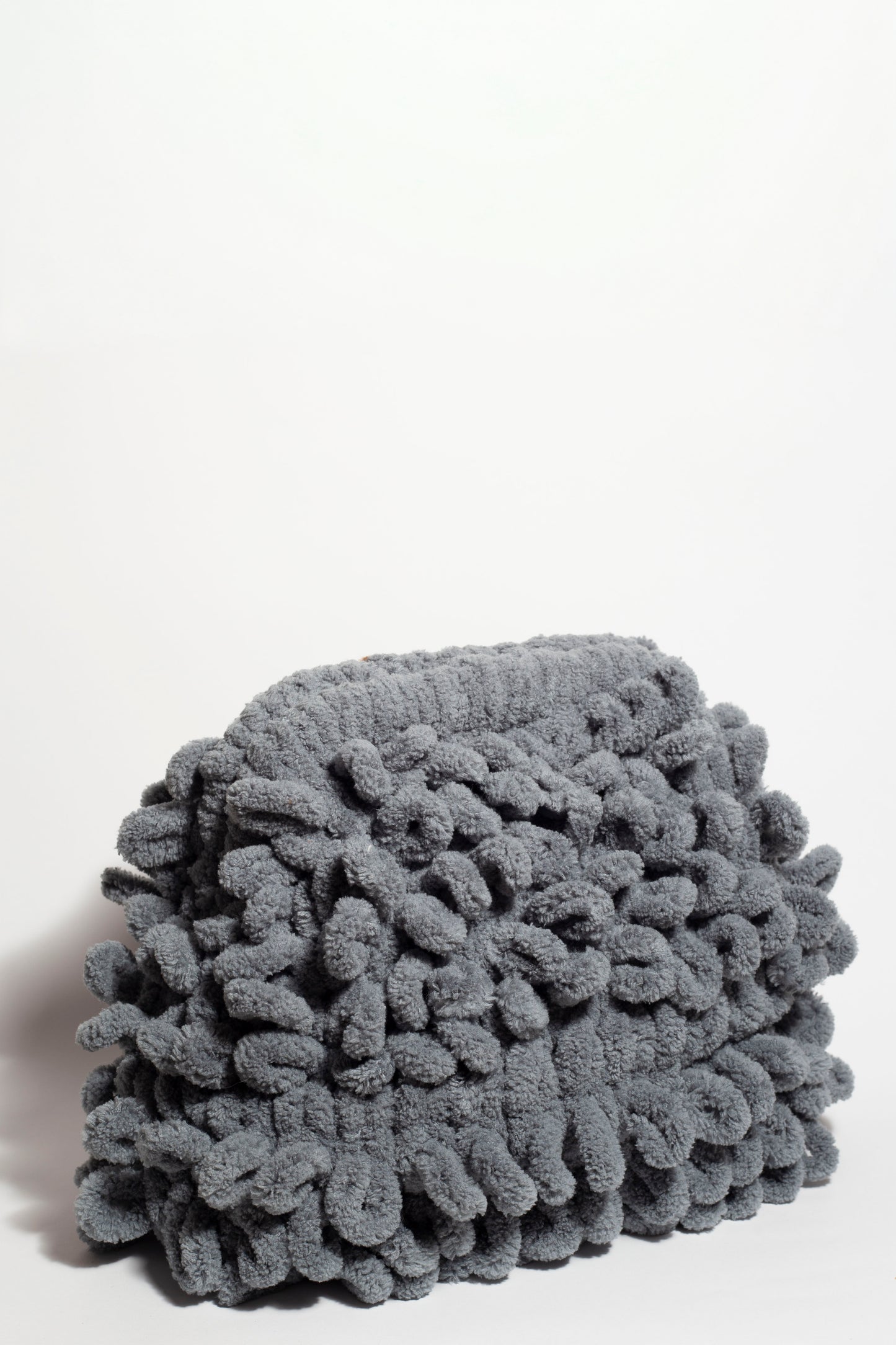 Charcoal Puffy Bag