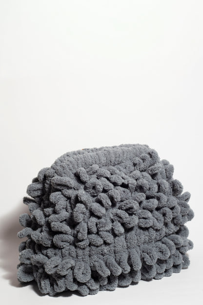 Charcoal Puffy Bag