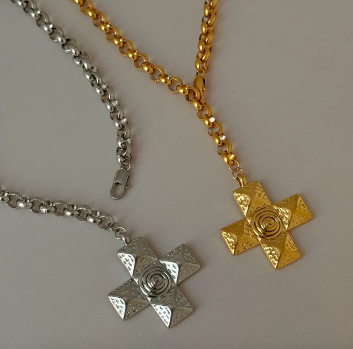 18k gold-plated stainless steel
