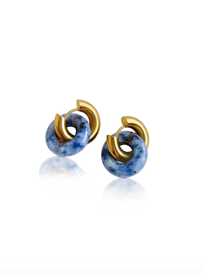 Bluemoon Stone Earring