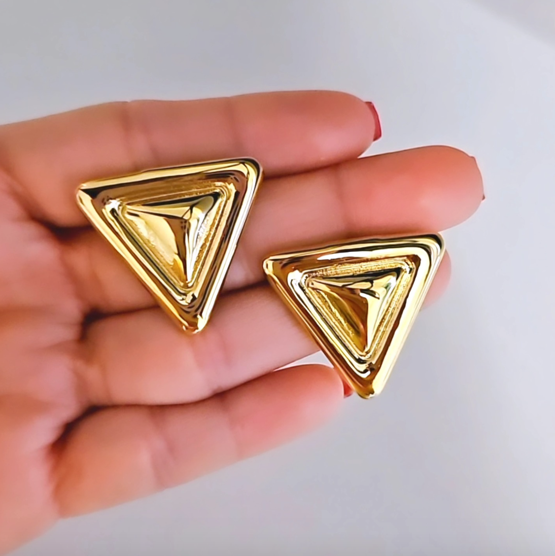 Triangle Vintage Earring