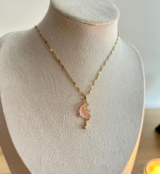 Pink Moon Necklace