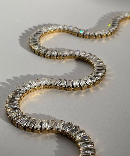 Swarovski Crystal Baguette Necklace