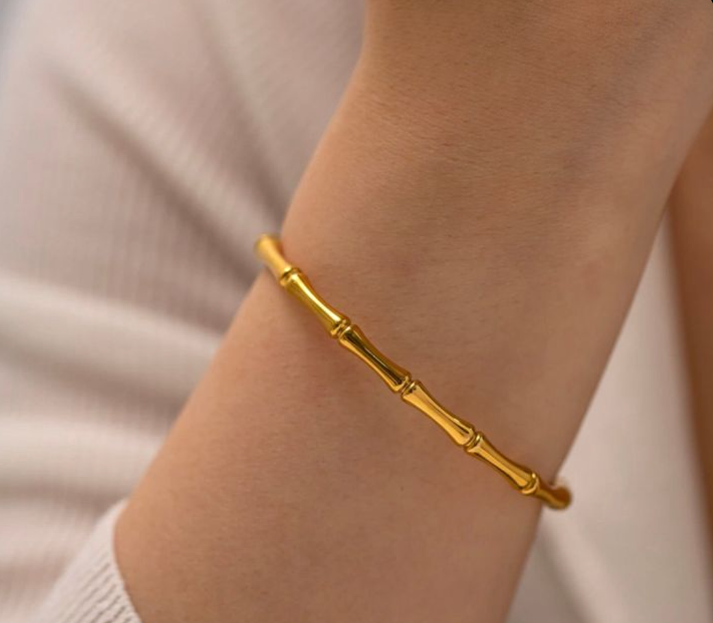 Bamboo Design Bangle