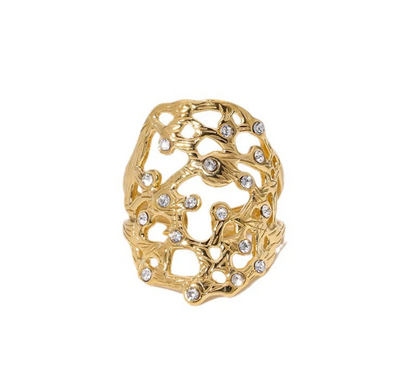 Stone Patterned Ring