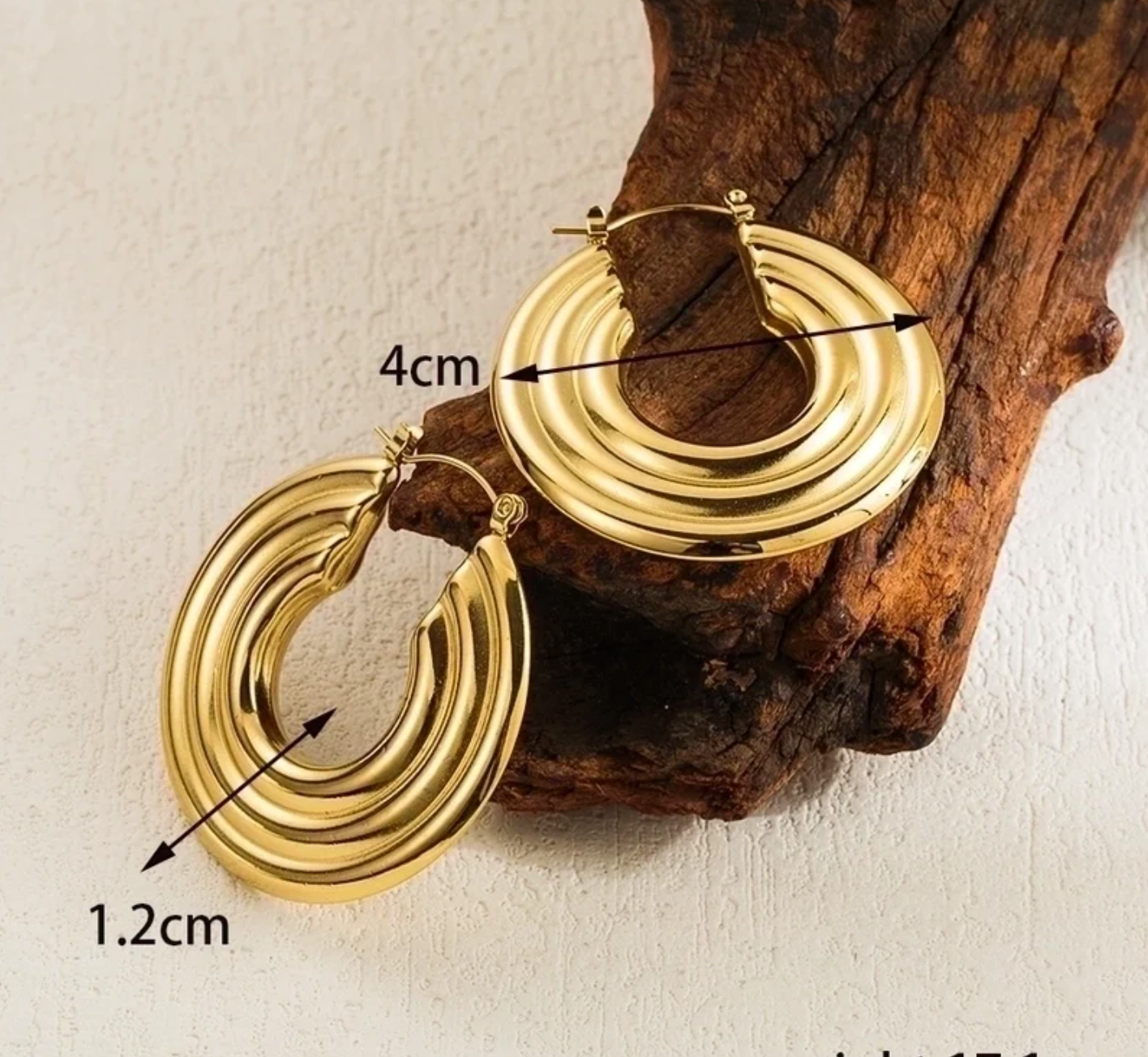 Tidal Hoops Earring