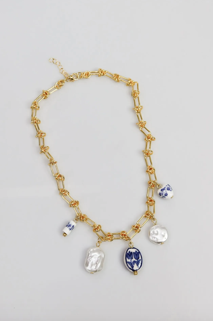 Celestial Delft Necklace