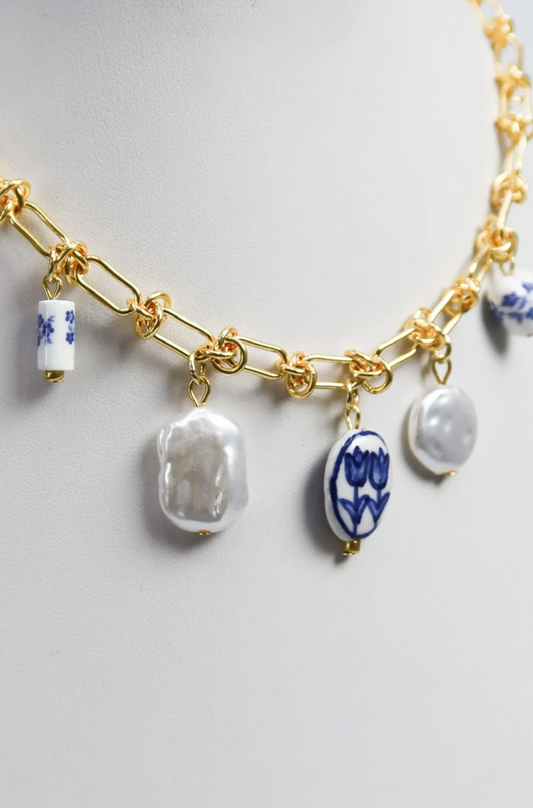 Celestial Delft Necklace