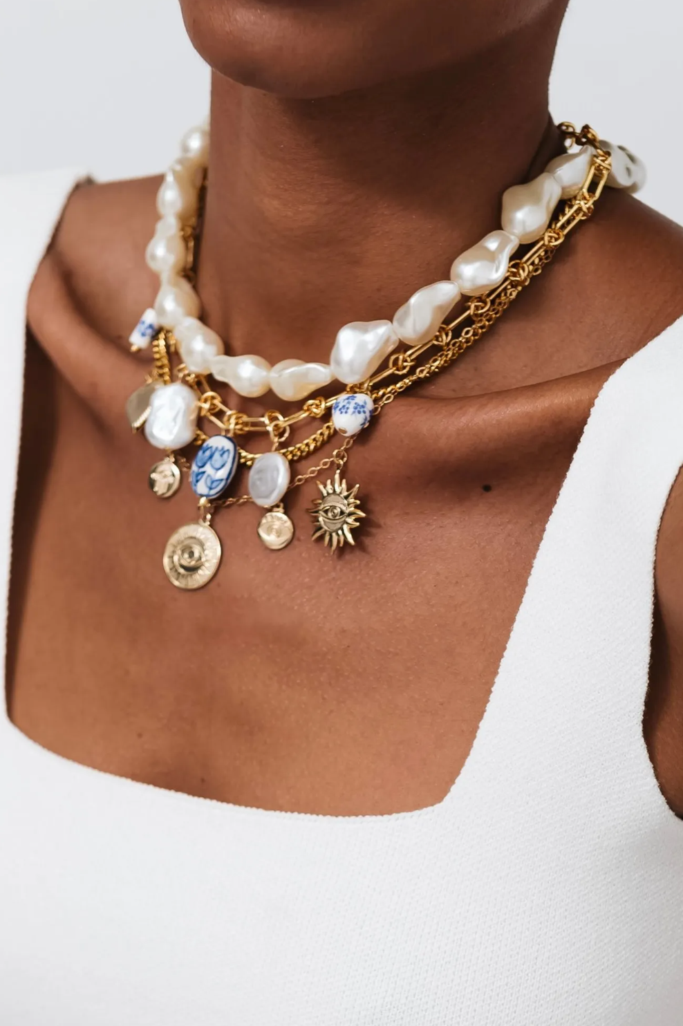 Celestial Delft Necklace