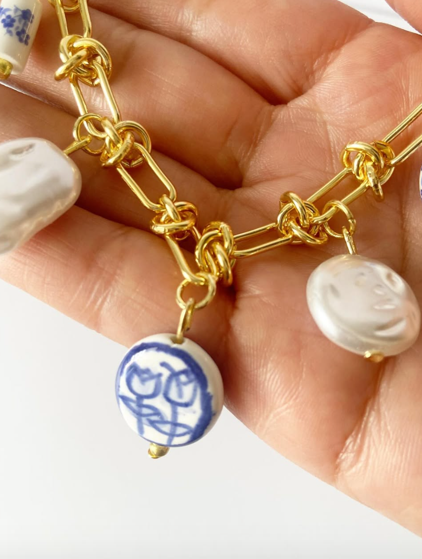 Celestial Delft Necklace