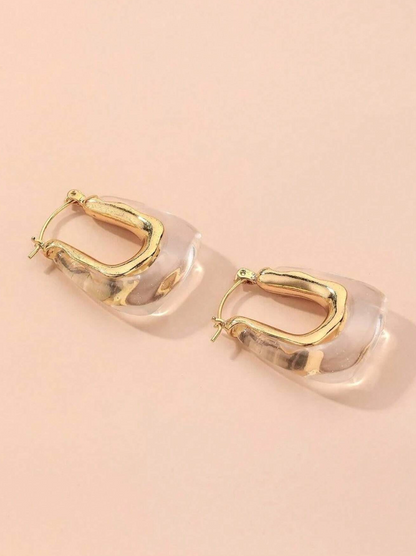 Transparent Design Earring