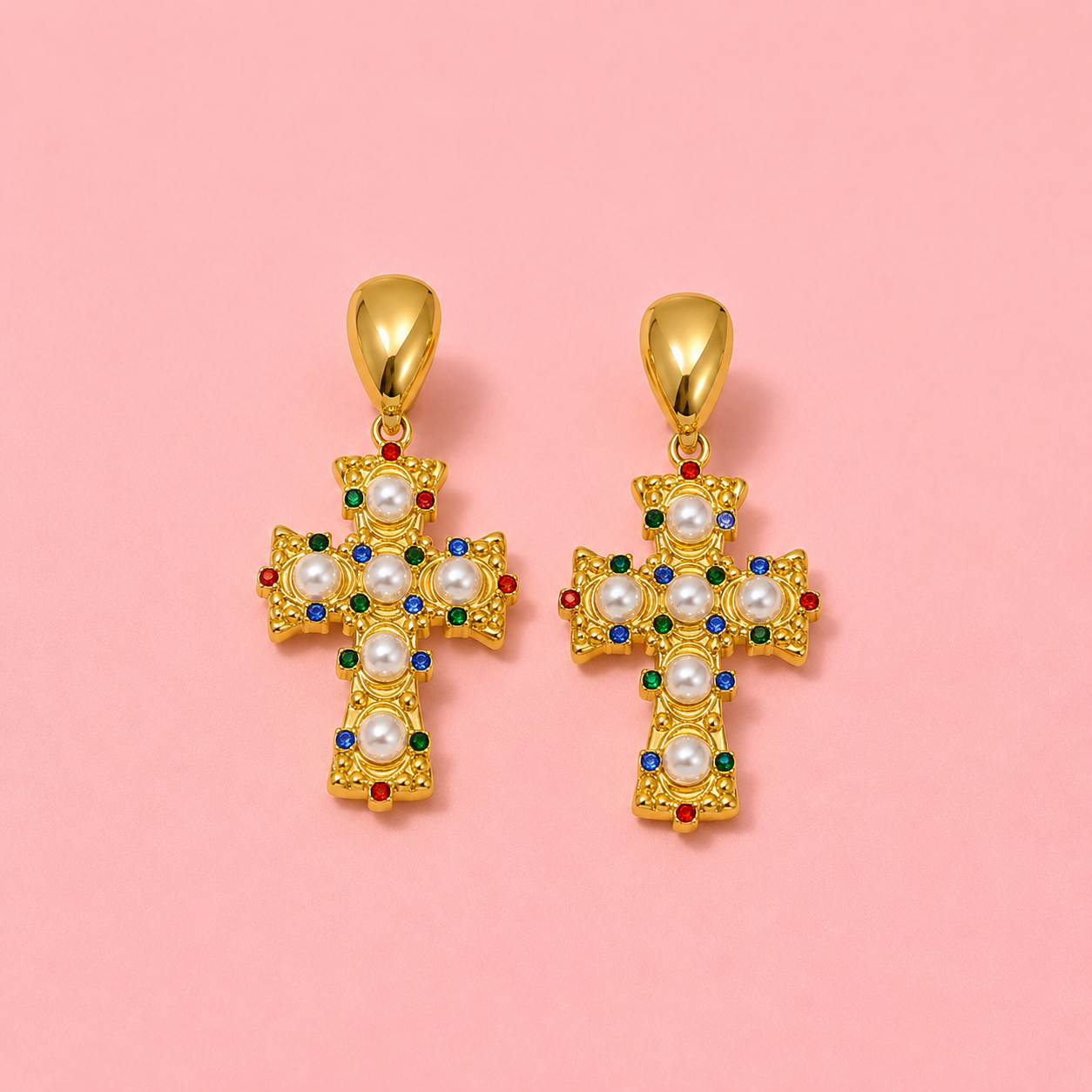 Confetti Enamel Earrings 🎨