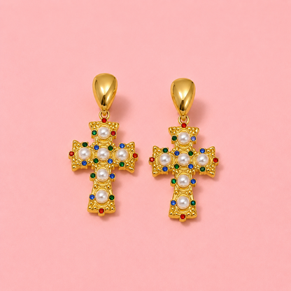 Confetti Enamel Earrings 🎨